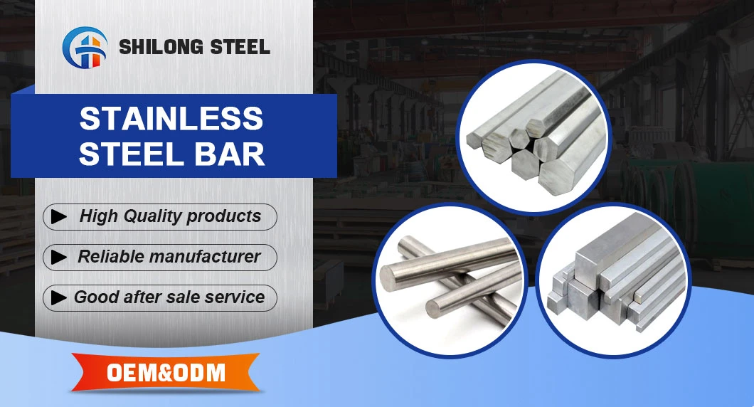 ASTM 201 304 310 316 321 904L A276 2205 2507 4140 310S Round Ss Steel Bar Bidirectional Stainless Steel/Aluminum/Carbon/Galvanized/Alloy/Cooper Bar