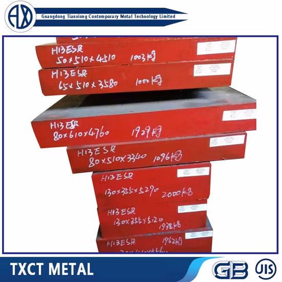 1.2344 H13 Hot Work Steel SKD61 8407 ESR Tool and Die Flat Alloy Steel Round Bar